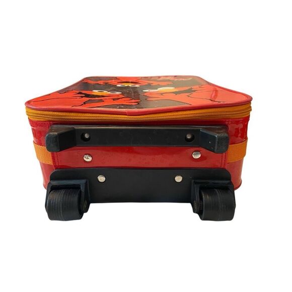 Sesame Street Elmo Rolling Luggage Retractable Handle Rollaway Carry On Suitcase - Picture 6 of 15